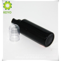 Glass material and screen printing surface handling olive oil glass bottle serum pump bottle 100ml for cosmetic packing